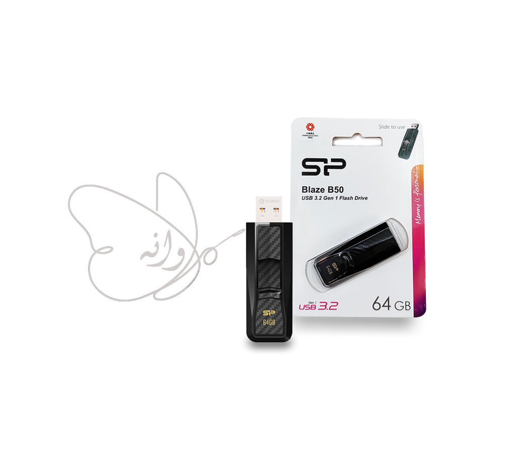 فلش مموری Silicon Power  مدل Blaze B50 USB 3 – 64GB