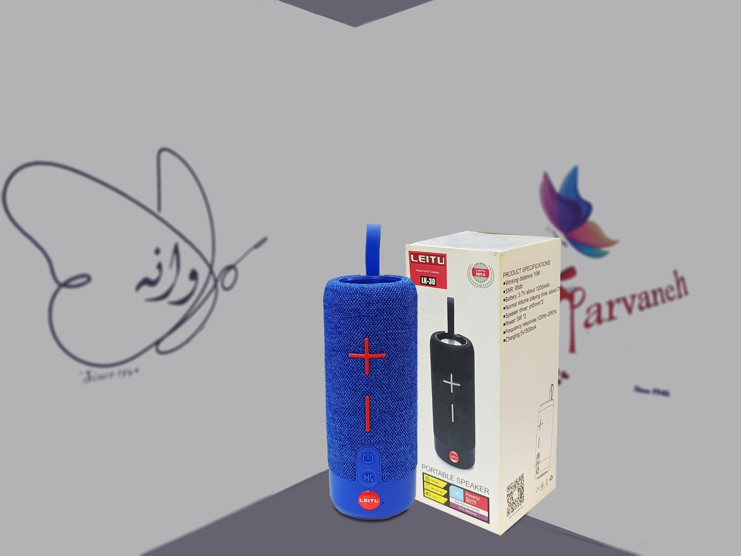 اسپیکر بلوتوثی قابل حمل LEITU مدل LK-30