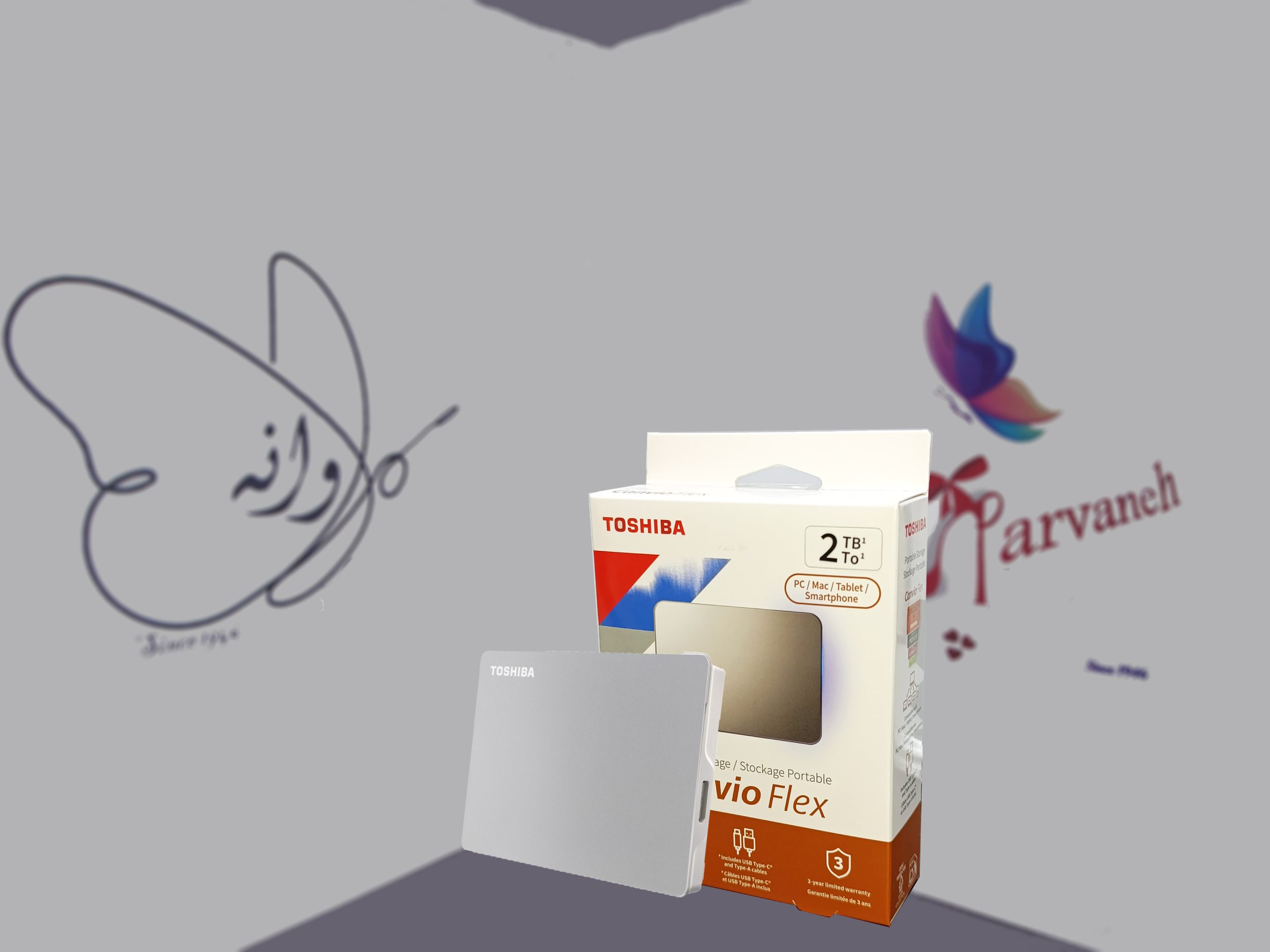 هارد اکسترنال 2 ترابایتی Toshiba مدل Canvio Flex