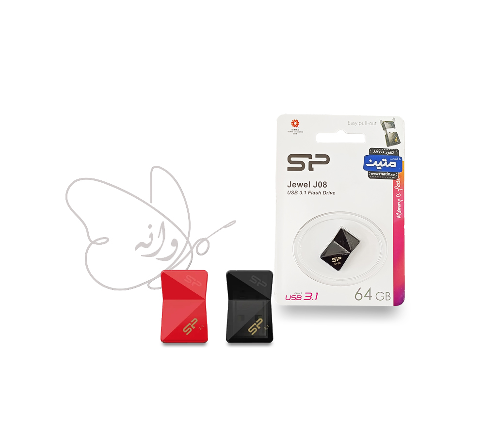 فلش مموری 64 گیگابایت سیلیکون پاور مدل Jewel J08