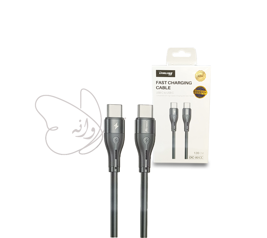 کابل شارژ و انتقال دیتا دینلاین مدل DC-80 CC